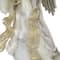 18" White & Silver Angel Christmas Tree Topper
